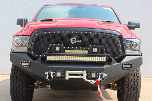 [C级中网] 道奇公羊1500PLM改装带灯中网（11-18）